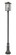 3 Light Outdoor Post Mounted Fixture (276|554PHXLR-518P-BK)