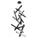 Chaos Chandelier Light (3612|PD-64875-BK)