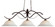 3 Light Billiard (276|126BRZ-WM16)