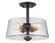 3 Light Semi Flush Mount (276|428SF3-OB)