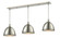 3 Light Linear Chandelier (276|710P13-3BN)