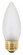 25 Watt B11 Incandescent; Frost; 2500 Average rated hours; 200 Lumens; Medium base; 130 Volt (27|A3634)