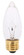 25 Watt B11 Incandescent; Clear; 1500 Average rated hours; 210 Lumens; Medium base; 120 Volt (27|S3231)
