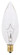 25 Watt BA9 1/2 Incandescent; Clear; 1500 Average rated hours; 212 Lumens; Candelabra base; 120 Volt (27|S3282)