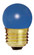 7.5 Watt S11 Incandescent; Ceramic Blue; 2500 Average rated hours; Medium base; 120 Volt (27|S3608)