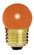 7.5 Watt S11 Incandescent; Ceramic Orange; 2500 Average rated hours; Medium base; 120 Volt (27|S3610)