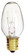 4 Watt C7 Incandescent; Clear; 3000 Average rated hours; 16 Lumens; Candelabra base; 120 Volt (27|S3680)