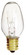 4 Watt C7 Incandescent; Clear; 3000 Average rated hours; 16 Lumens; Candelabra base; 120 Volt; (27|S3797)