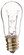 6 Watt S6 Incandescent; Clear; 2500 Average rated hours; 30 Lumens; Candelabra base; 130 Volt (27|S3900)
