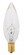 7.5 Watt BA9 1/2 Incandescent; Clear; 3000 Average rated hours; 37 Lumens; Candelabra base; 120 Volt (27|S4994)