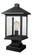 1 Light Outdoor Pier Mounted Fixture (276|531PHBS-SQPM-BK)
