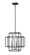 4 Light Chandelier (276|454-18BK-BN)