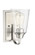 Grace 1 Light Wall Sconce in Brushed Polished Nickel (Clear Seeded Glass) (20|41901-BNK-CS)