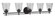 Drake 5 Light Vanity in Flat Black (20|19642FB5)