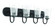 Gwyneth 4 Light Vanity in Flat Black (20|50404-FB)