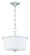 Gwyneth 2 Light Convertible Semi Flush in Brushed Polished Nickel (White Glass) (20|50452-BNK-WG)