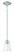 Gwyneth 1 Light Mini Pendant in Brushed Polished Nickel (20|50491-BNK)