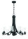 Bolden 8 Light Chandelier in Flat Black (20|50528-FB)