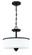 Bolden 2 Light Convertible Semi Flush in Flat Black (White Glass) (20|50552-FB-WG)