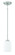 Bolden 1 Light Mini Pendant in Brushed Polished Nickel (White Glass) (20|50591-BNK-WG)
