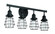 Thatcher 4 Light Vanity in Flat Black (20|50604-FB)