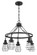 Thatcher 5 Light Chandelier in Flat Black (20|50625-FB)