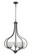 Serene 5 Light Foyer in Espresso (White Glass) (20|49935-ESP-WG)