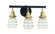 Thatcher 3 Light Vanity in Flat Black/Satin Brass (20|50603-FBSB)