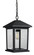 1 Light Outdoor Chain Mount Ceiling Fixture (276|531CHM-BK)