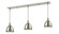 3 Light Linear Chandelier (276|710MP-3BN)