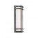 Skyscraper Outdoor Wall Sconce Light (3612|WS-W68618-BZ)