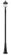 2 Light Outdoor Post Mounted Fixture (276|533PHM-519P-BK)