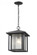 1 Light Outdoor Chain Mount Ceiling Fixture (276|554CHB-BK)