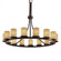 Dakota 15-Light 1-Tier Ring LED Chandelier (254|POR-8715-10-WAVE-DBRZ-LED15-10500)