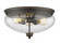 3 Light Flush Mount (276|722F3-OB)