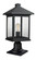 1 Light Outdoor Pier Mounted Fixture (276|531PHBR-533PM-BK)