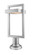 1 Light Outdoor Pier Mounted Fixture (276|566PHBR-553PM-SL-LED)