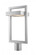 1 Light Outdoor Post Mount Fixture (276|566PHBR-SL-LED)