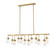 12 Light Linear Chandelier (276|617-12L-FB)