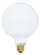 40 Watt G40 Incandescent; Gloss White; 4000 Average rated hours; 280 Lumens; Medium base; 120 Volt (27|S3001)