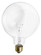 100 Watt G40 Incandescent; Clear; 4000 Average rated hours; 1150 Lumens; Medium base; 120 Volt (27|S3013)