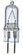 50 Watt; Halogen; T4; Clear; 2000 Average rated hours; 750 Lumens; Bi Pin GY6.35 base; 120 Volt (27|S3167)