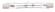 250 Watt; Halogen; T3; Clear; 1500 Average rated hours; 4500 Lumens; Double Ended base; 78mm; 120 (27|S3184)