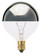 25 Watt G16 1/2 Incandescent; Silver Crown; 1500 Average rated hours; 232 Lumens; Candelabra base; (27|S3244)