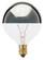 40 Watt G16 1/2 Incandescent; Silver Crown; 1500 Average rated hours; 384 Lumens; Candelabra base; (27|S3245)