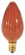 25 Watt F10 Incandescent; Amber; 1500 Average rated hours; Candelabra base; 120 Volt (27|S3374)