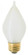 40 Watt C15 Incandescent; Spun White; 4000 Average rated hours; 316 Lumens; Medium base; 120 Volt (27|S3414)