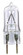 35 Watt; Halogen; T4; Clear; 2000 Average rated hours; 380 Lumens; Bi Pin G8 base; 120 Volt; Carded (27|S3540)