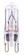 75 Watt; Halogen; T4; Clear; 2000 Average rated hours; 1250 Lumens; Double Loop base; 120 Volt; (27|S3546)