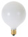 15 Watt G16 1/2 Incandescent; Satin White; 1500 Average rated hours; 94 Lumens; Candelabra base; 120 (27|S3752)